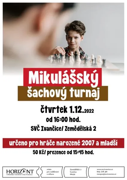 Mikulášský šachový turnaj 2022