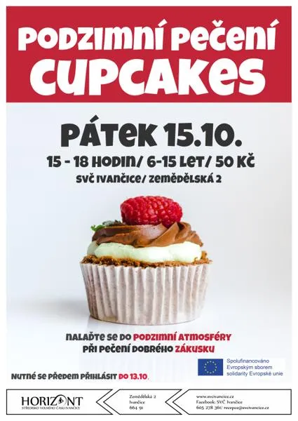Podzimní pečení cupcakes-15.10.21