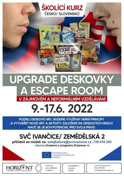Upgrade deskovky a Escape room